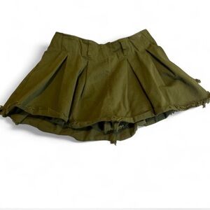 Ultra Flirt Olive Mini Skirt